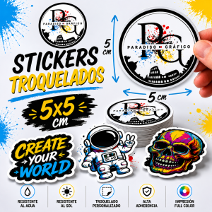 Stickers Troquelados 5x5