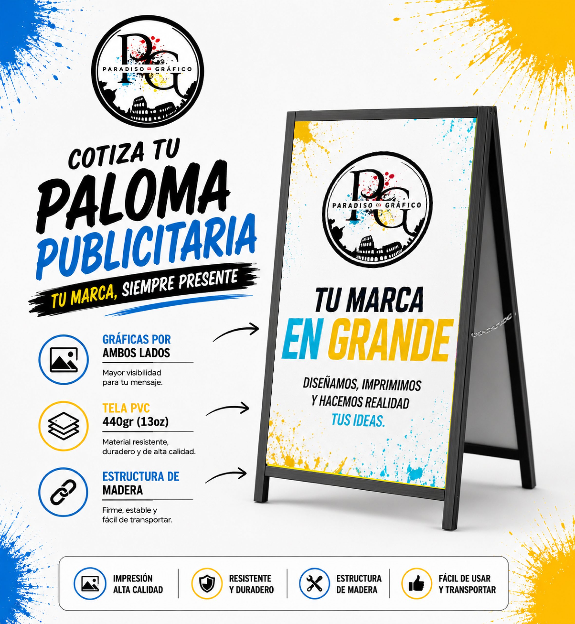 Paloma Publicitaria Tipo A