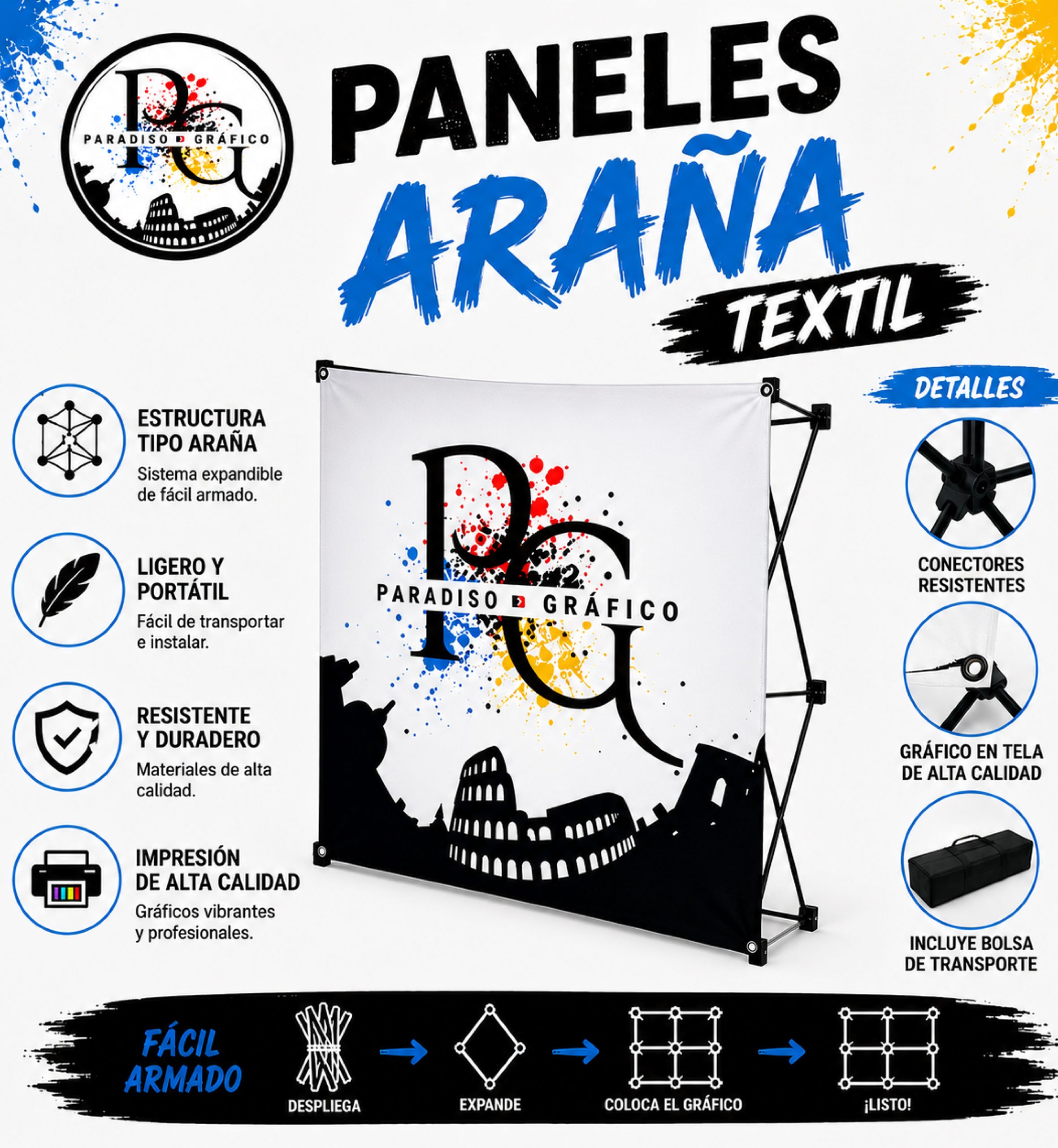 Panel Araña Textil