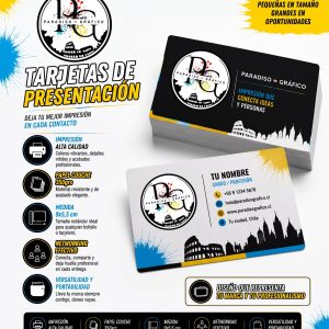 Tarjetas de Visita 1000 unidades